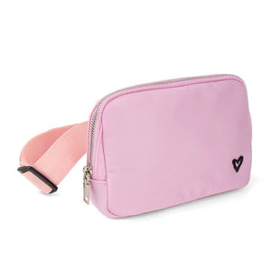 Dixie Nylon Bum/Crossbody Bag Pink
