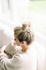 Load image into Gallery viewer, Cashmere Cream Scrunchie - Classic
