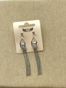 Kris Silver Tassle Earrings