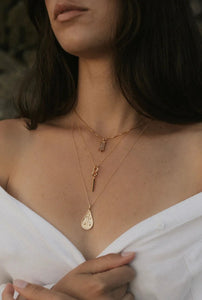 Kidd Necklace Gold 18"