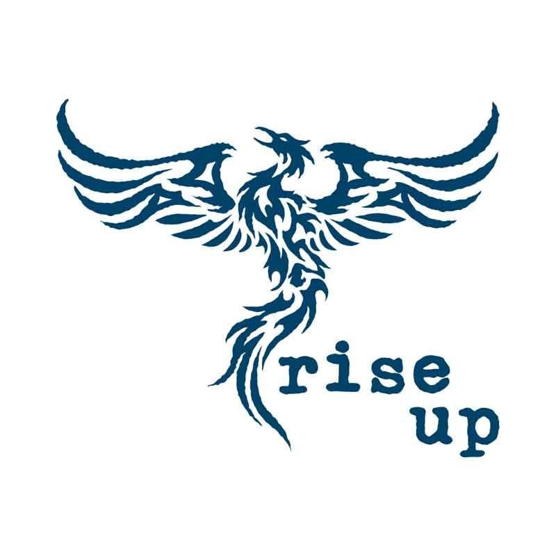Rise Up Phoenix Manifestation Tattoo 2 Pack