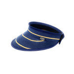 Load image into Gallery viewer, Savannah Visor Navy/Camel
