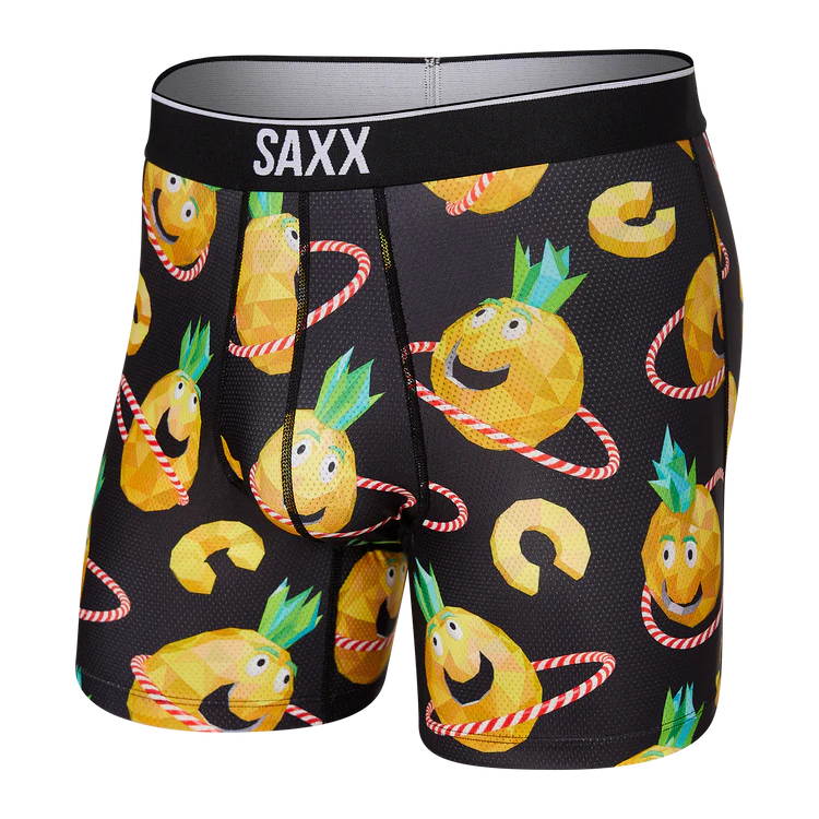 VOLT Breathable Mesh Boxer Brief / Pineapple Hula