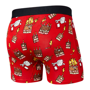 VIBE SUPER SOFT Boxer Brief / Fired Up Red