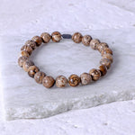 Load image into Gallery viewer, Wooden Jasper Stacker Bracelet 6mm
